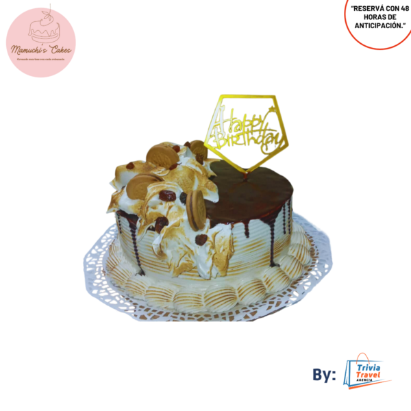 Pastel Vainilla con Chocolate