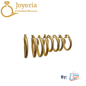 Aretes 10K original Nuevo