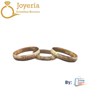 Anillos de Oro Alianza 10K Criollas Nuevos