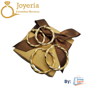 Arete pegados 10K Originales Nuevos #3, #4