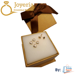Arete pegados 10K Originales Nuevos
