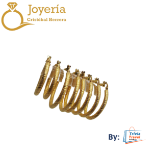 Aretes 10K original Nuevo