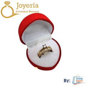 Anillo de Oro 10K Criollo Nuevo Talla: 7.5,8,9